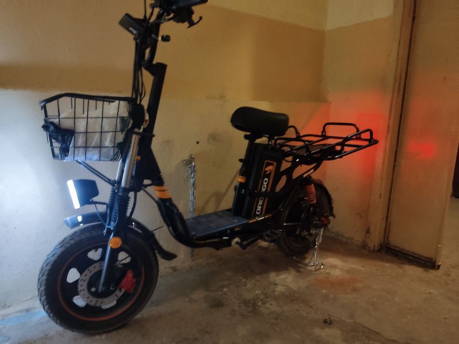 Электро скутер ДРОНГО, + 1 аккумулятор