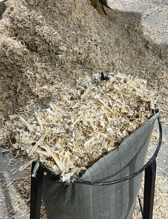 стружка в мешках