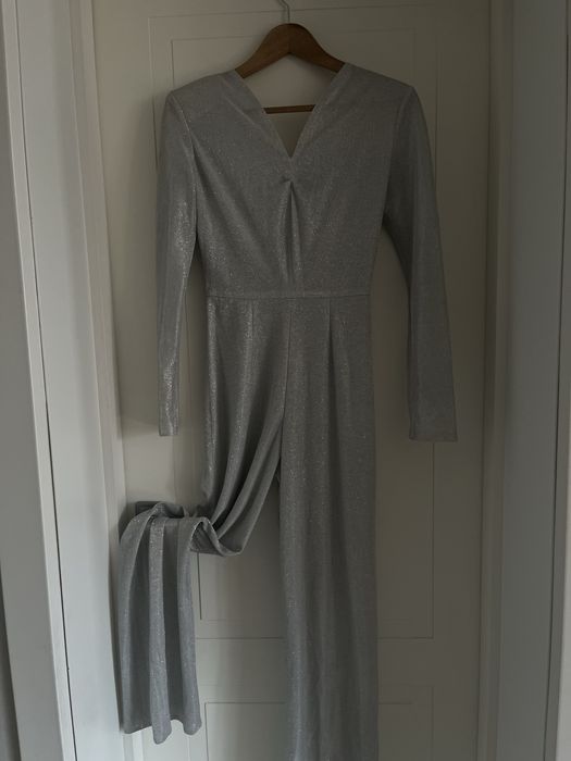 Комбенезон серебристый s,xs