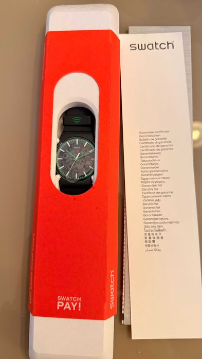Ceas Swatch transparent - Swatch Pay