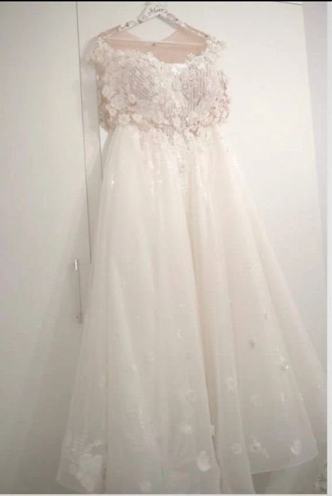 Rochie de mireasa model unicat realizata in atelier