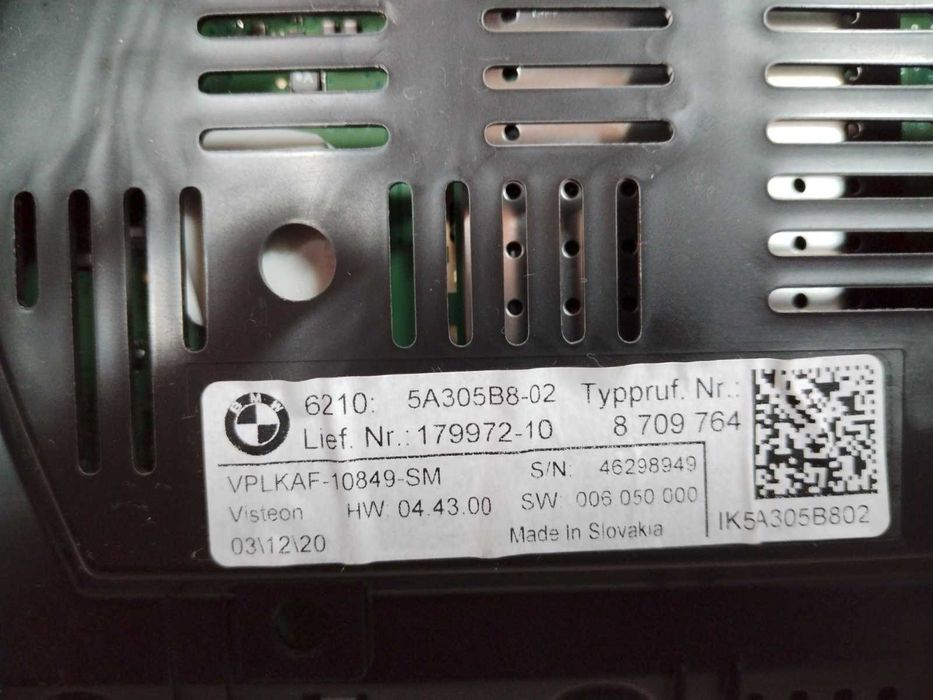 BMW F40 F44 части климатроник панел подгрев седалки табло стелки