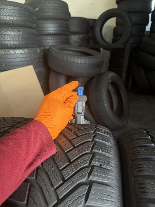 4 anvelope iarna 205/55/16 Michelin 7-7.5 mm DOT 2021!