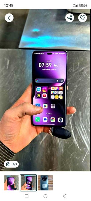 Honor x9c 8/256 holati yangi ideal telefon olgan odam mazza qiladi