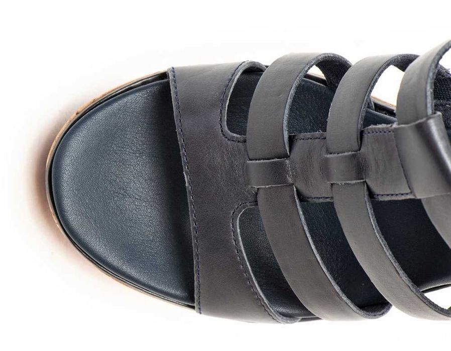 TIMBERLAND № 37 & 39 – Дамски тъмносини сандали ест. кожа нови с кутия