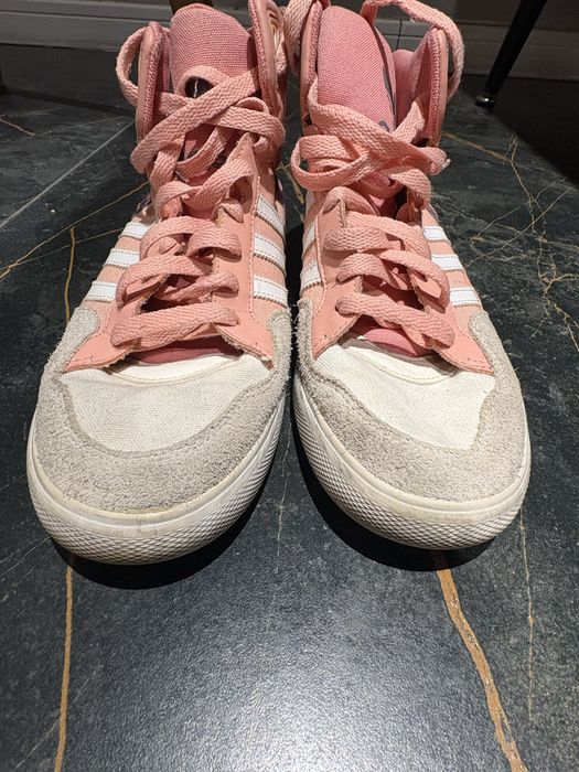 кросы adidas extaball pink