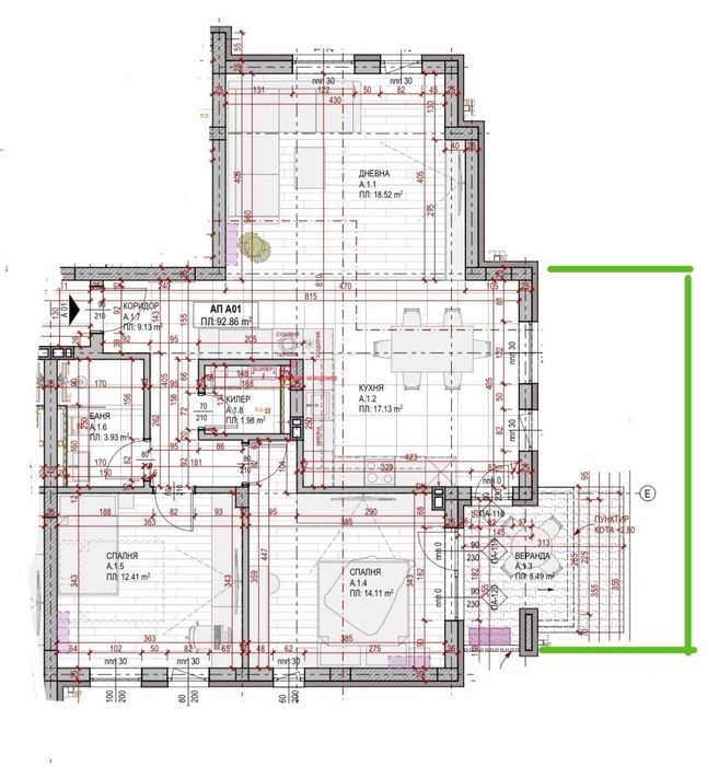 Продава се Тристаен апартамент в Пловдив, Остромила - 130 кв.м за 553 €/кв.м - Снимка #1