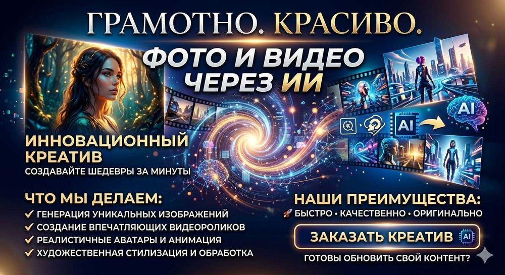 Фото и видеомонтаж.