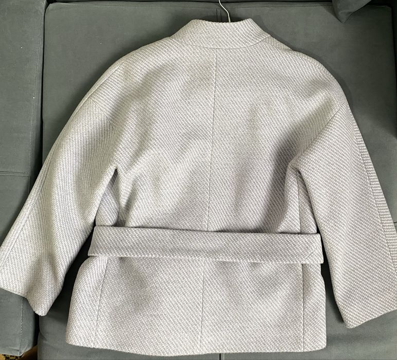 Сиреневое укороченное пальто(пиджак)