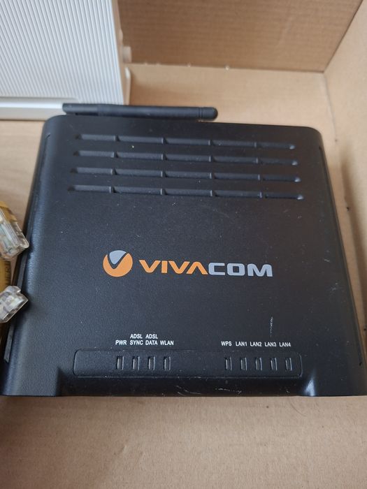 ADSL Модем 2 броя на Виваком с кабели