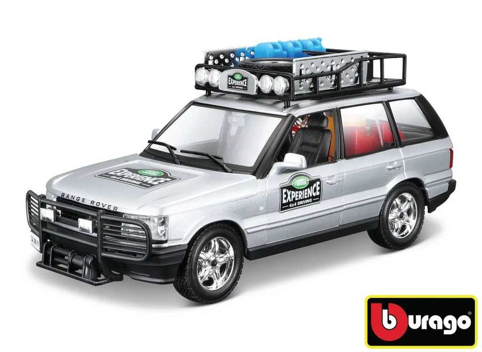BBURAGO Range Rover Silver - scala 1/24, absolut nou in cutia originala