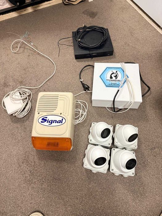 Kit complet alarma si camere spatii comerciale