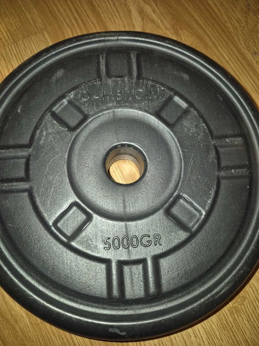 Gantere set plus piept cu bara