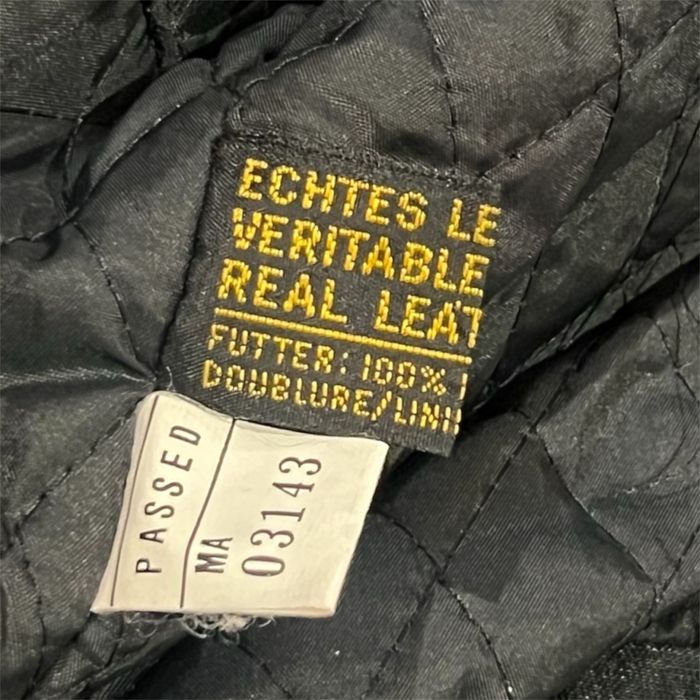 Дамско кожено мото яке номер 40