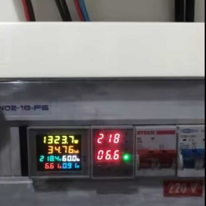 Подотчетен контролен електромер за DIN шина TOMZN 6 в 1 | 100A