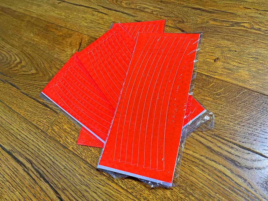 Светоотражающие наклейки для велосипеда, самоката, мопеда.