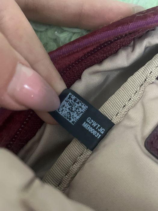 Мини-рюкзак Michael Kors, бордовый бархат