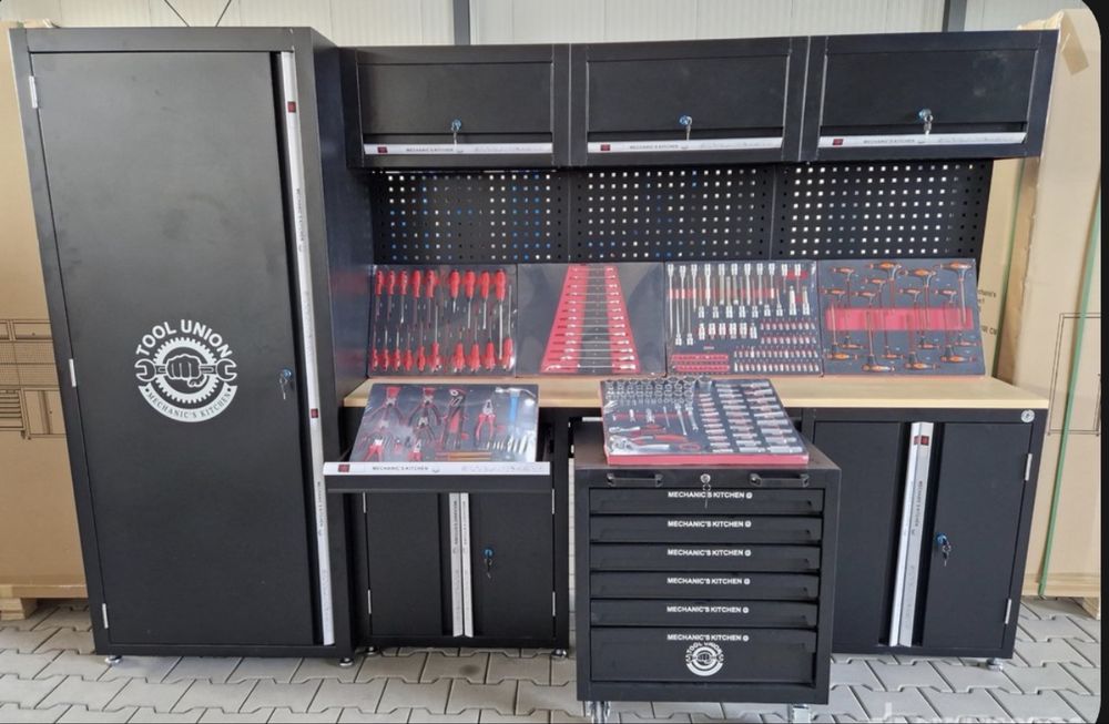 Dulap profesional de atelier echipat cu scule – TOOL-UNION 2026