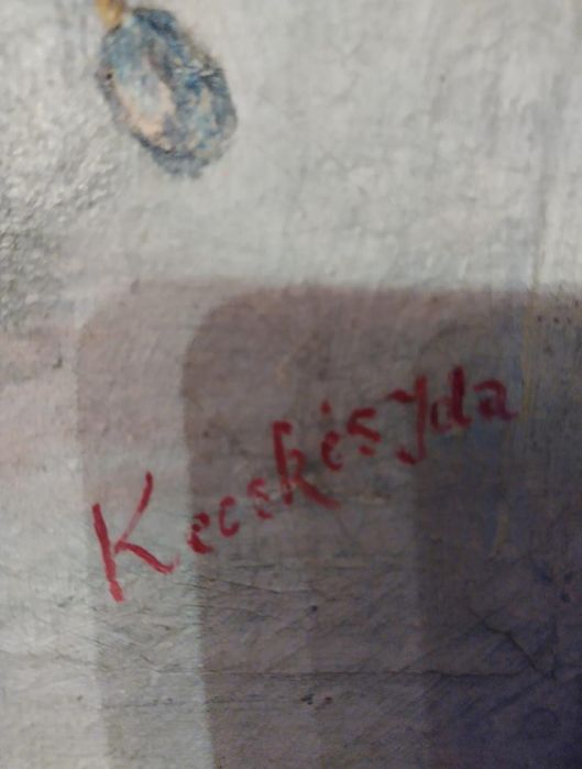 Tablou semnat, rama lemn