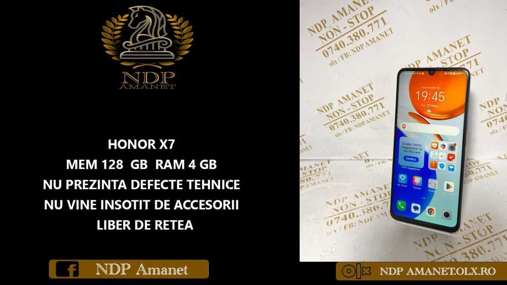 NDP Amanet Calea Mosilor 298   HONOR X 7  (38820)