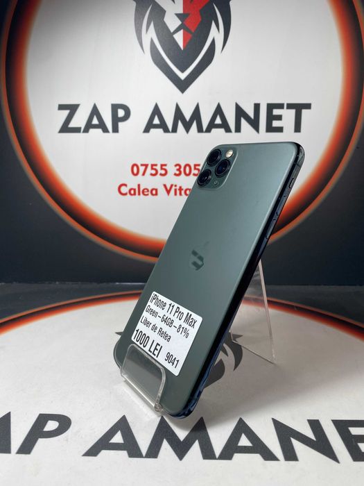 Zap Amanet Vitan - iPhone 11 Pro Max - Green - 64Gb - 81%
