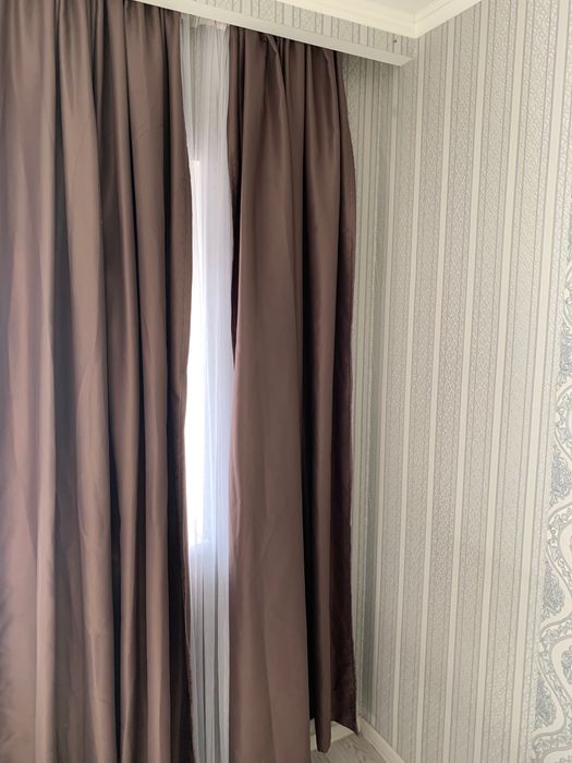 2 Шторы (blackout) + тюль