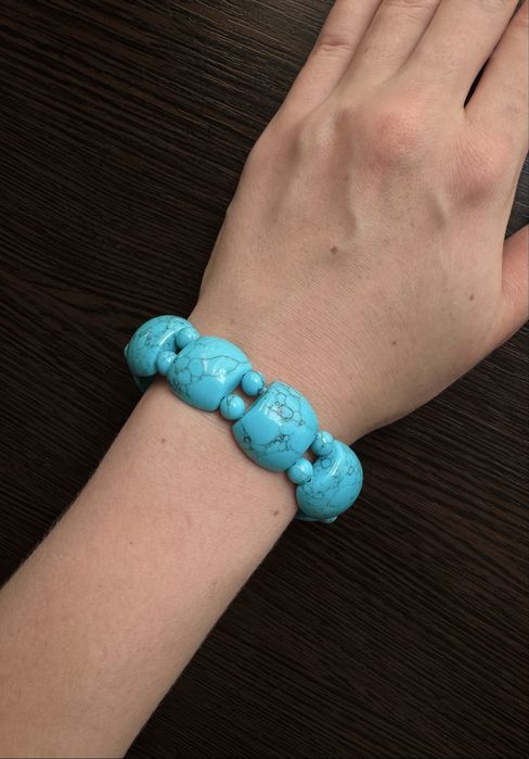 Браслет из бюрюзы натуральной