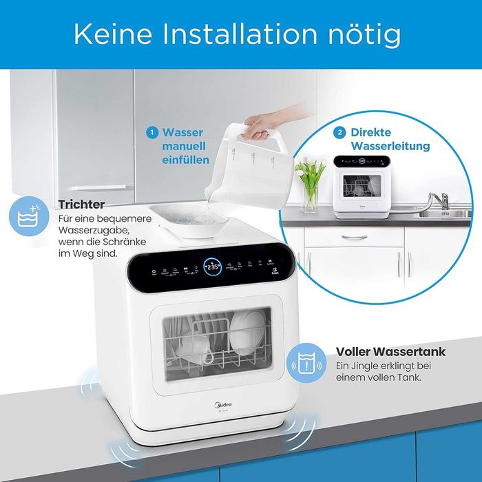 Съдомиялна машина Midea ST 5.31 WI 42см