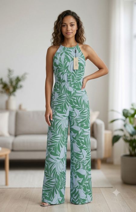 Salopeta Eleganta Calvin Klein tropicala | Noua cu eticheta | Ultima din stoc