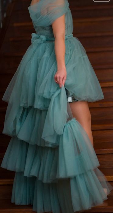 Rochie eleganta turcoaz