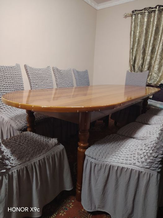 мехмонхона стол стули комплект