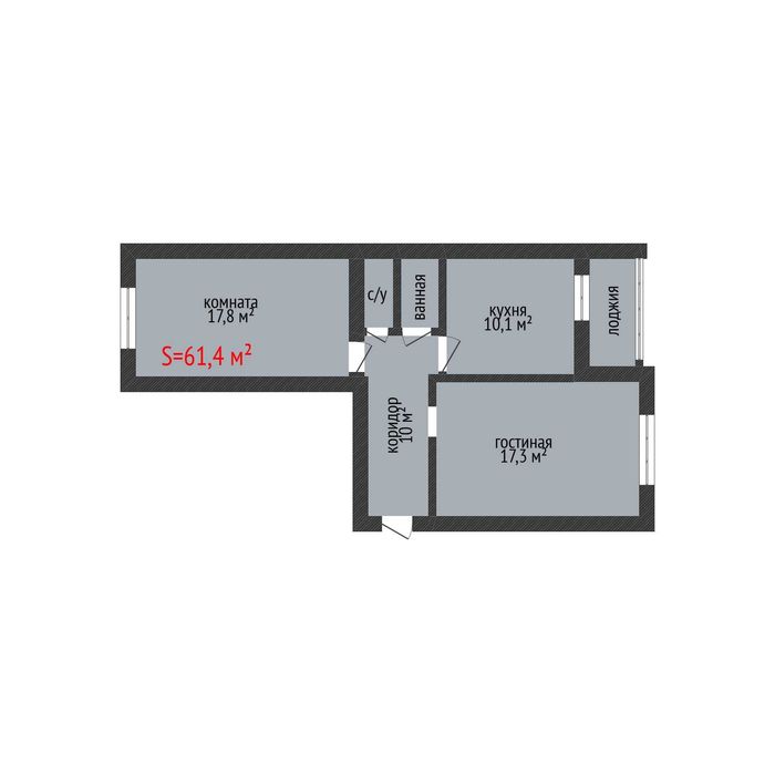 Продажа 2-комнатной квартиры
