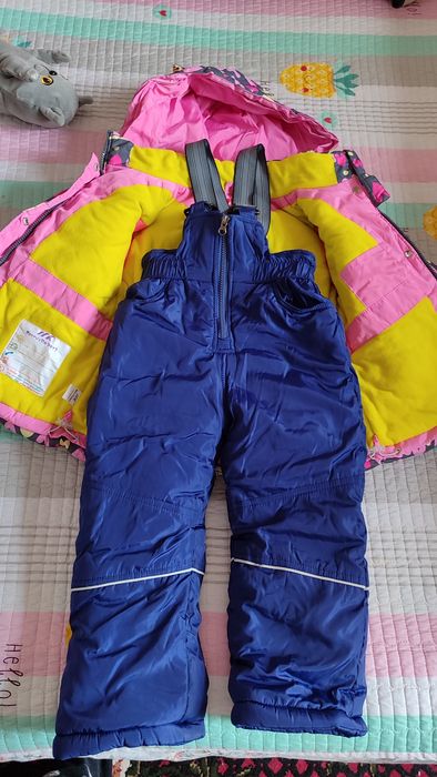 Куртка с комбинезоном для девочек