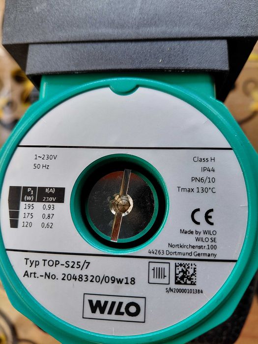 Pompa recirculare willo TOP-S25/7