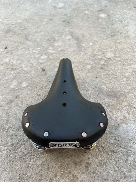 Șa bicicleta Vintage Brooks din piele