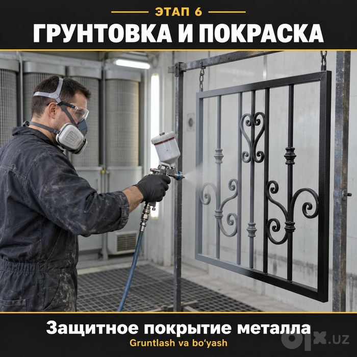 Решётки, ворота, навесы, козырьки — ковка Ташкент | Panjara, darvoza
