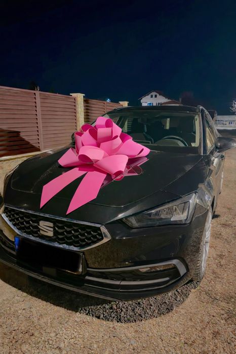 Луксозна, обемна панделка, голяма, за кола,автомобил, подарък,украса