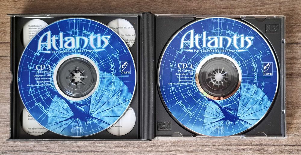 Lot 3 jocuri retro vintage PC (6 CD-uri) - limba germana