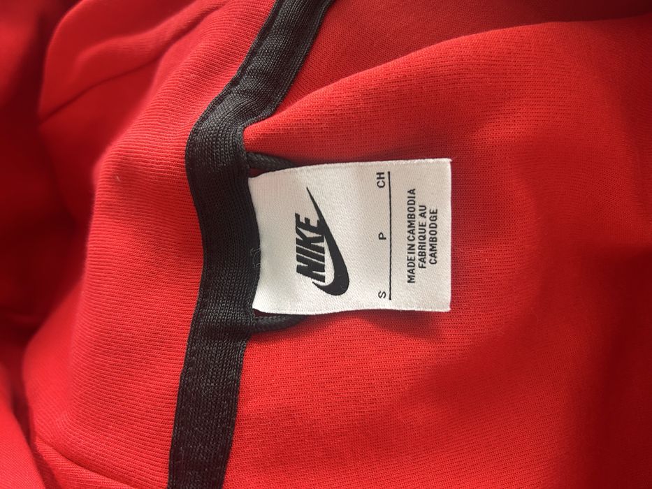 Nike tech fleece (red) zip-up