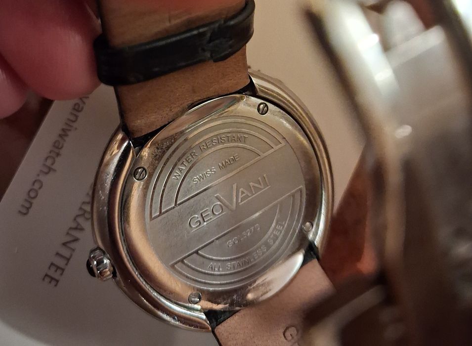 Ceas GeoVani GOL527-SL-D-7, orginal, model elvetian de lux