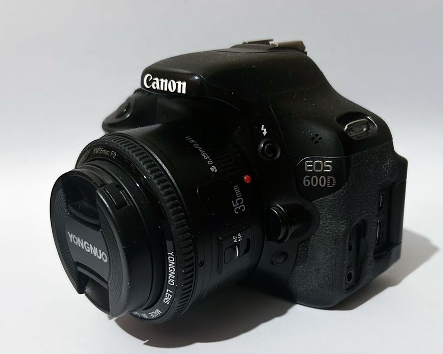Canon 600d, фотопарат+2 объектива