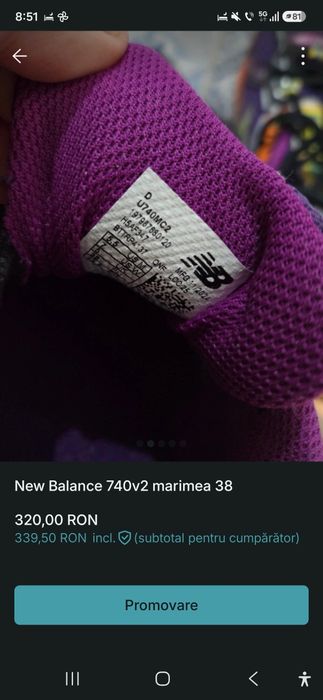 New Balance 740v2 marimea 38