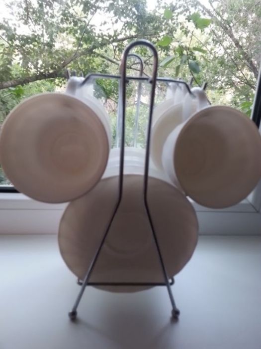 Чайный Сервиз Luminarc+Сахарница+Подставка!