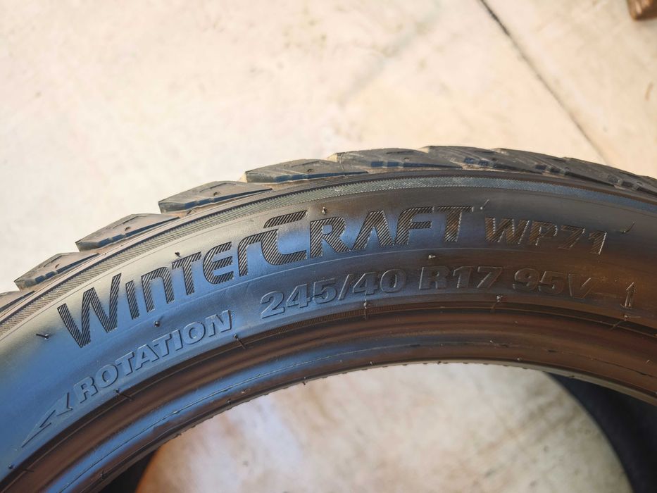 Anvelope 245/40/17 an 2022 iarna M+S KUMHO WINTER CRAFT WP71