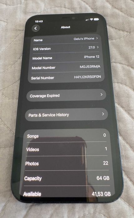 iPhone 12 64 GB + iPhone SE generatia 2 100% functionale stare buna, fara cont iCloud
