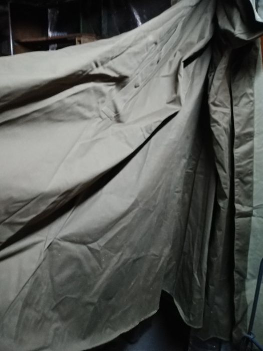 Плащпалатка, новая военная из советской химзащиты