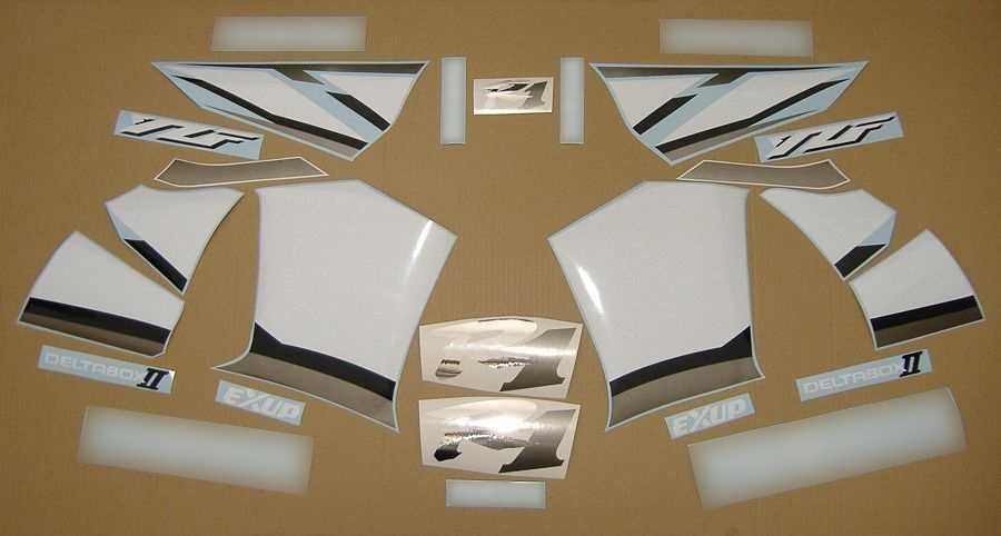 Стикери Yamaha R1 1-во поколение 1998г-2001г лепенки Ямаха р1 rn04