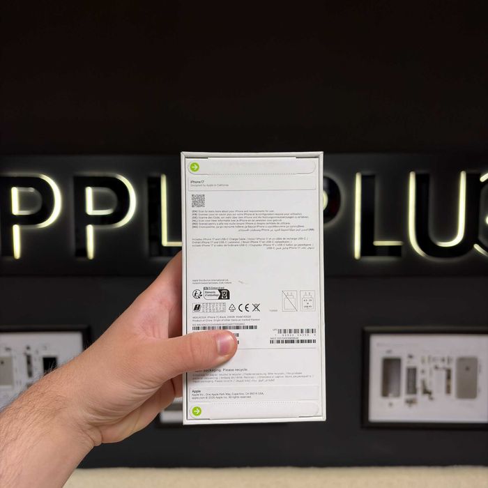 iPhone 17 256Gb Black Nou/Sigilat + 24 Luni Garanție/ Apple Plug