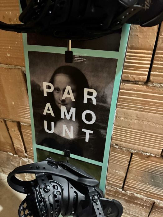 Сноуборд дъска Burton Paramount Camber x Mona Lisa и автомати Lexa EST