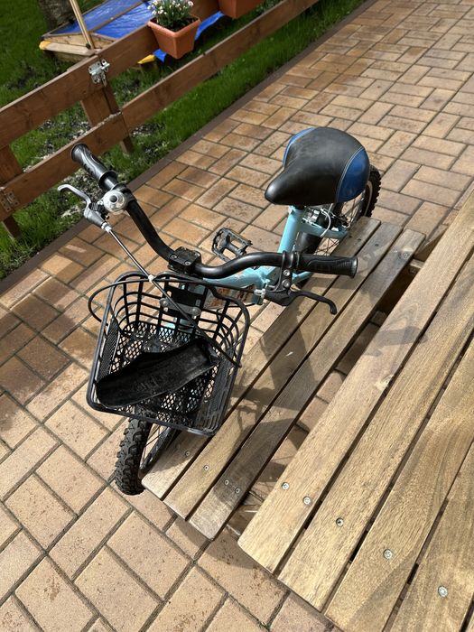 Bicicleta copii pliabila albastra